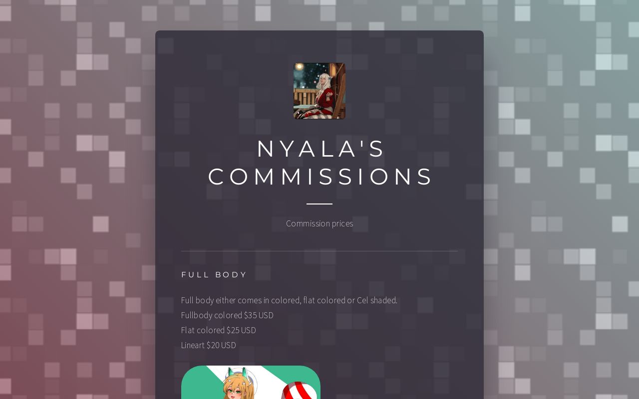 Commission Card